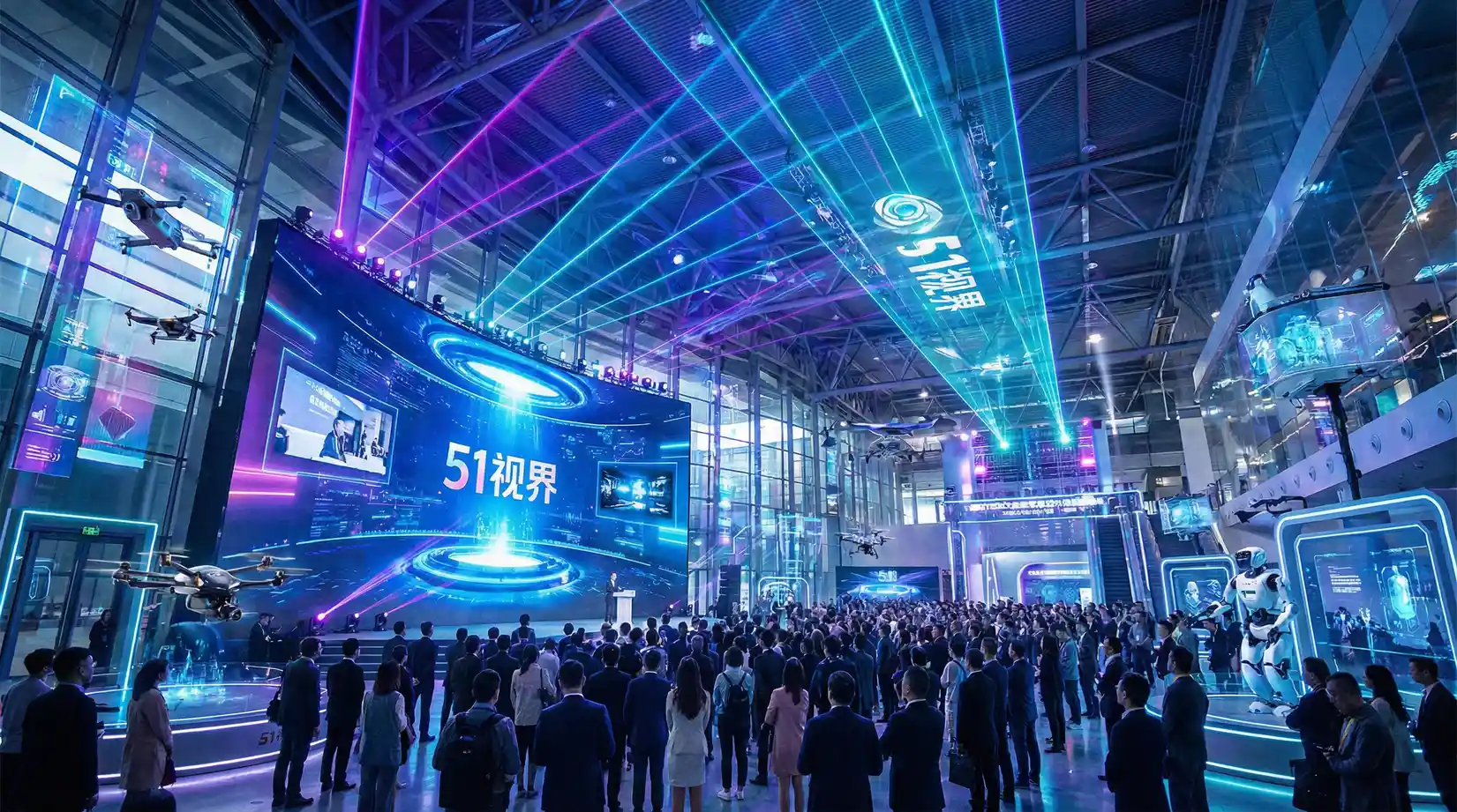科技展览会现场 - 吃瓜五一官网-实时爆料|黑料网曝|网络热门资讯|吃瓜五一平台 综合报道